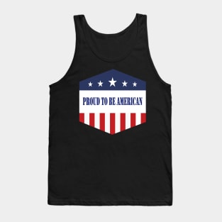 Proud to be american shirt Tank Top